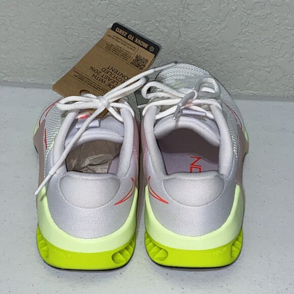 Nike Metcon 9 Women's Size 8.5 White Green CrossFit Training Shoes DZ2537-101 - Picture 3 of 8